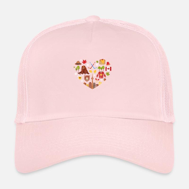 Canada Maple Leaf Flag Canada Vancouver Cadeau Casquette trucker 