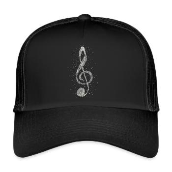 Chor Musikverein Musician Teacher Musician - Trucker Cap - black/black - Front