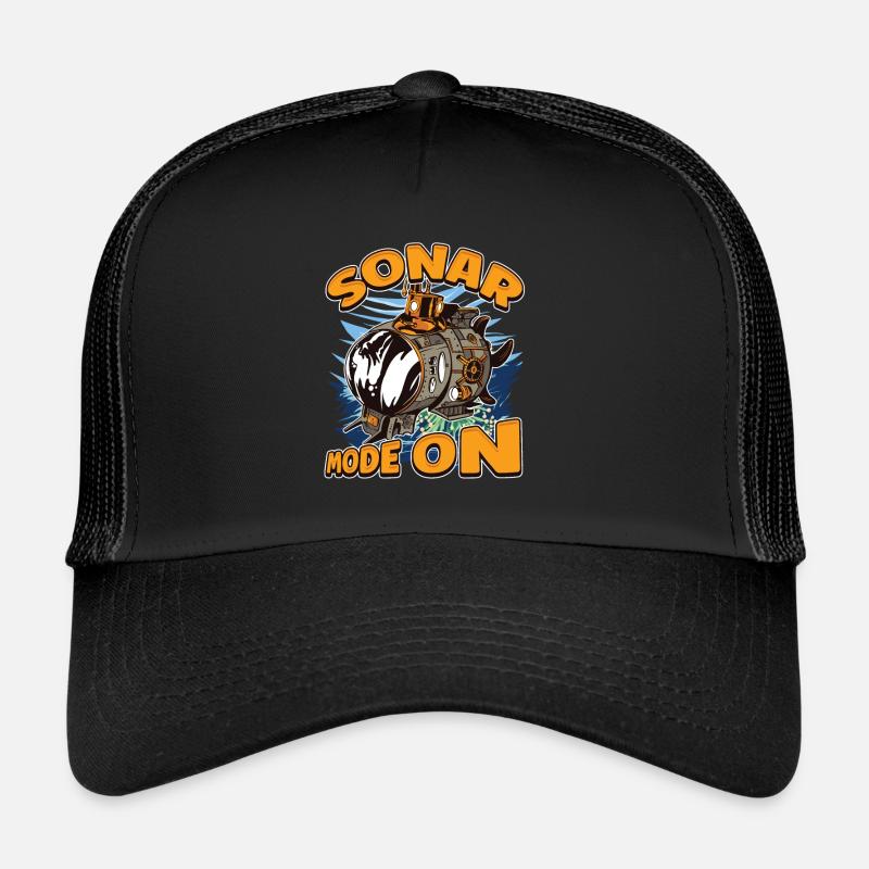 Sonar Mode On Future Marine Biologist Trucker Cap