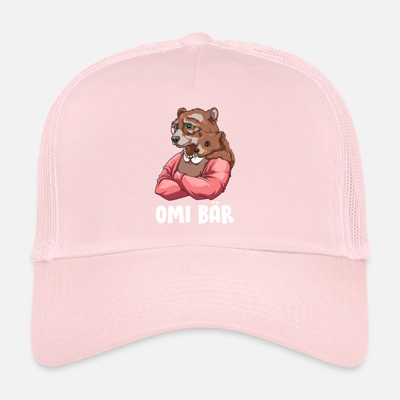 Omi Bär - Großmutter Geschenk Enkelsohn Trucker Cap