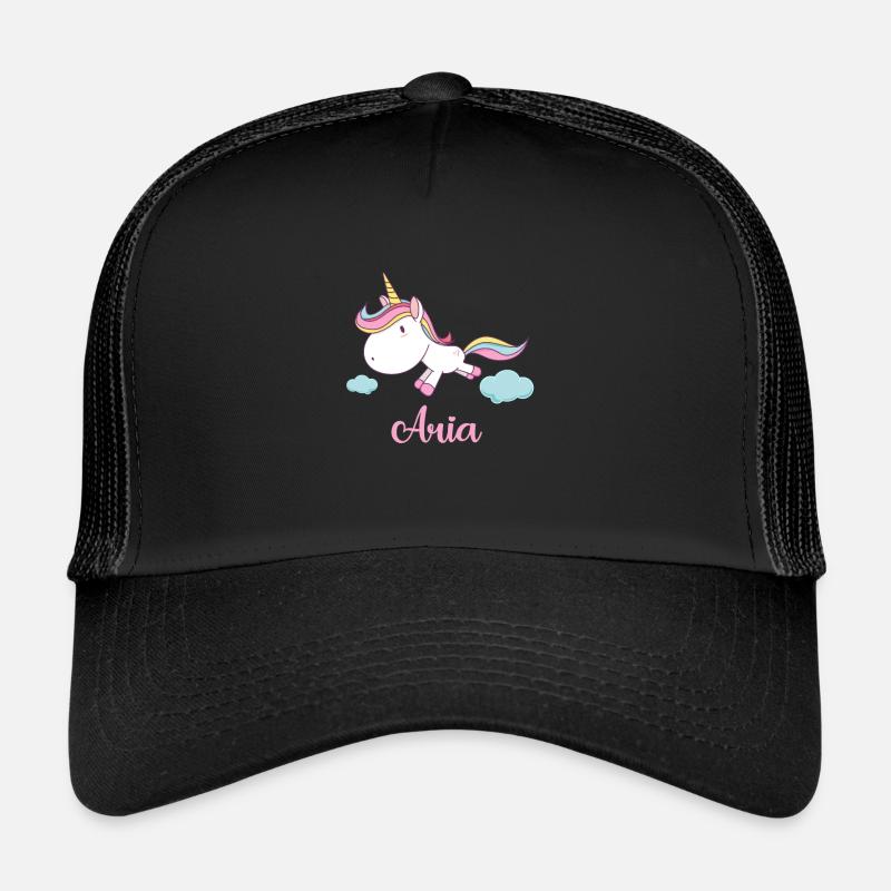 ARIA Pink Unicorn Novelty Trucker Cap