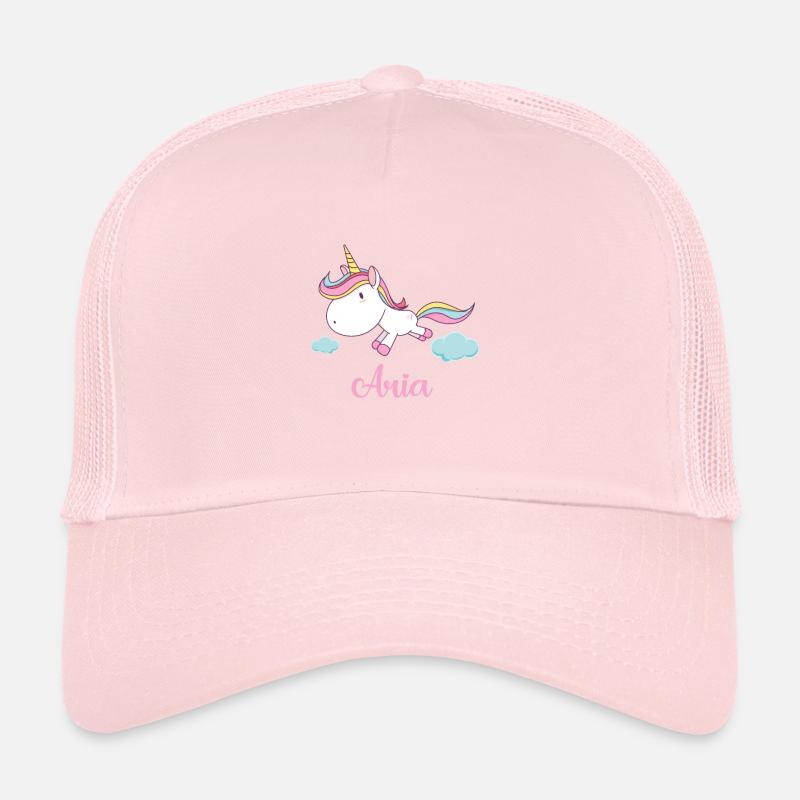 ARIA Pink Unicorn Novelty Trucker Cap