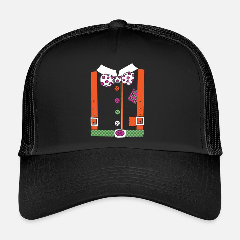 Stolzer Clown Zirkus Geburtstagsfeier Comedy Clown - Trucker Cap - Schwarz/Schwarz