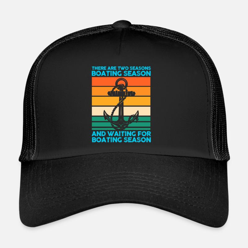 Captain Boat Captains Gift Trucker Cap