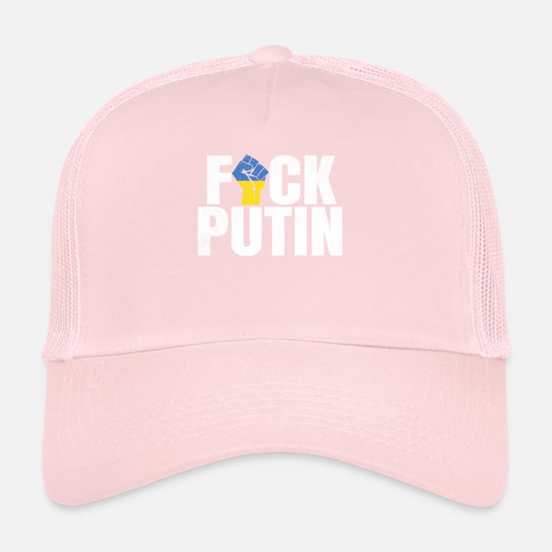 FCK Poutine Ukraine Soutien Solidarité Casquette trucker 