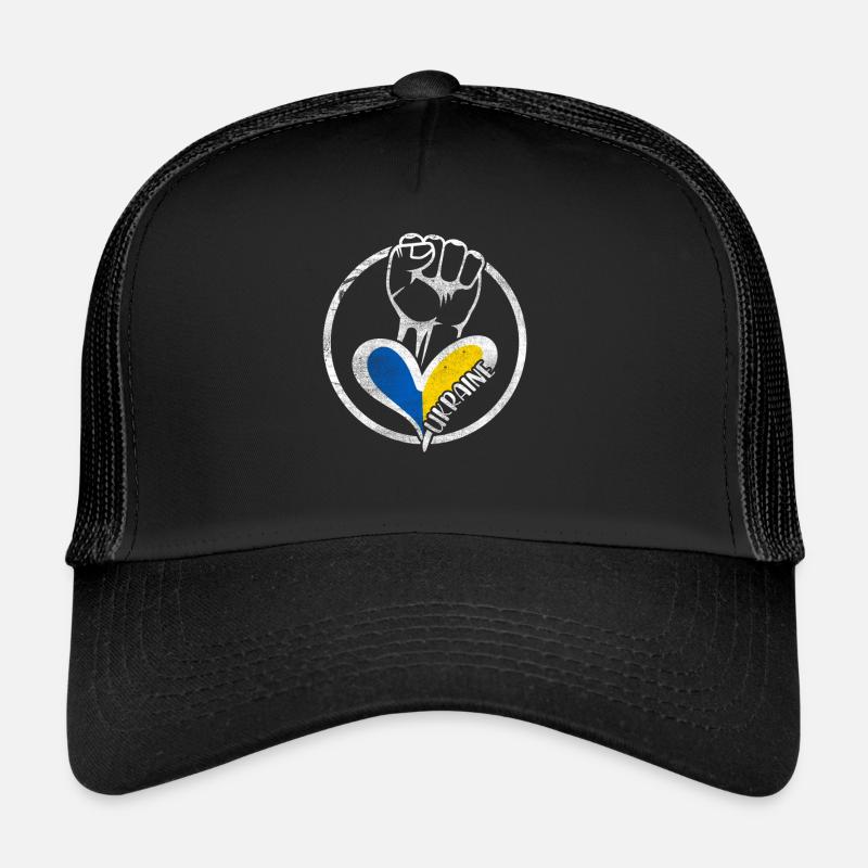 Frieden Ukraine Liebe Geschenkidee Trucker Cap