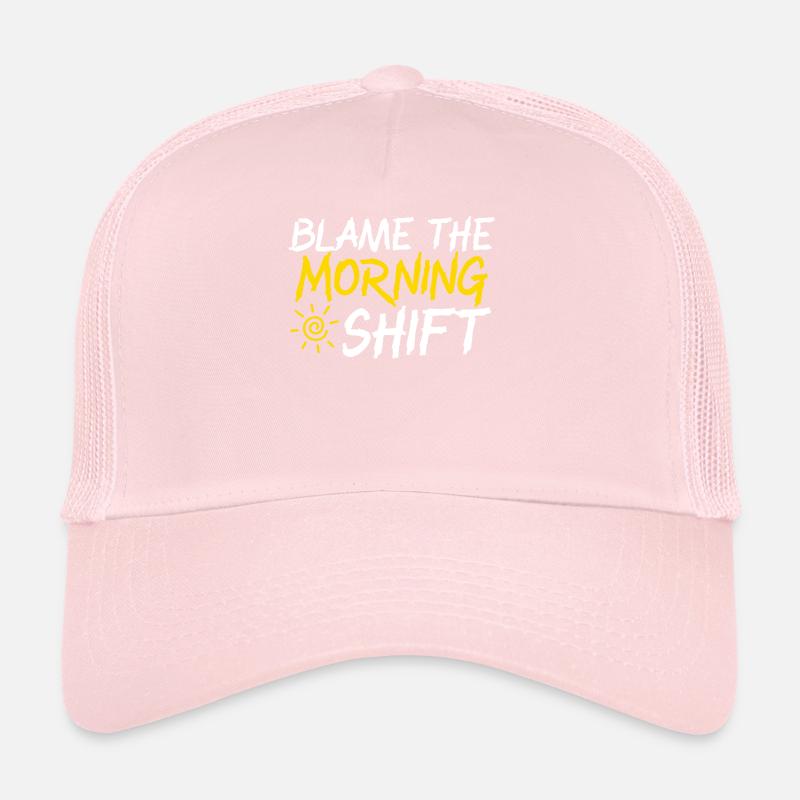 Blâmer l’employé du quart de travail du matin Casquette trucker 