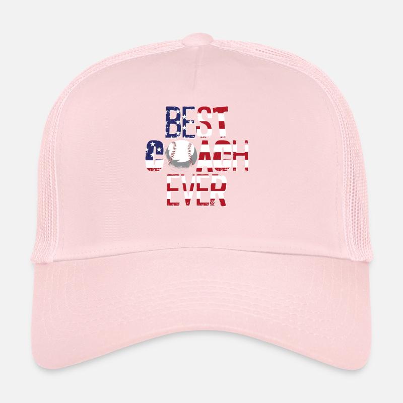 Baseball Fan Coach Vintage Trucker Cap