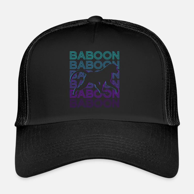 Baboon Retro Gift Trucker Cap