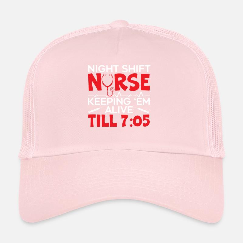 Night Shift Nurse Graveyard Shift Worker Employee Trucker Cap