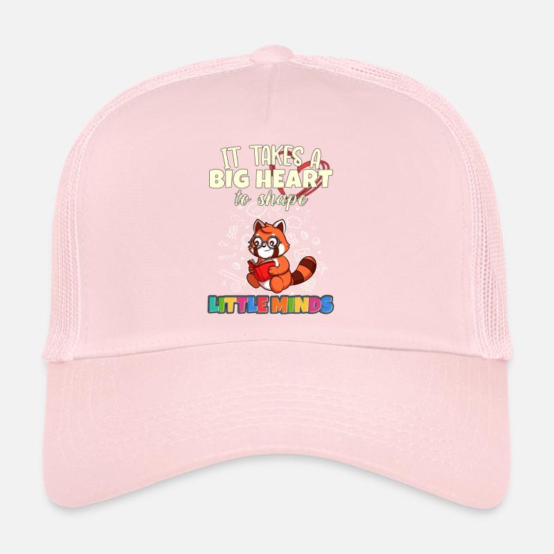It Takes A Big Heart To Shape Little Minds Teacher Trucker Cap