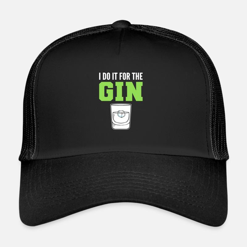 Je le fais pour le gin Casquette trucker 