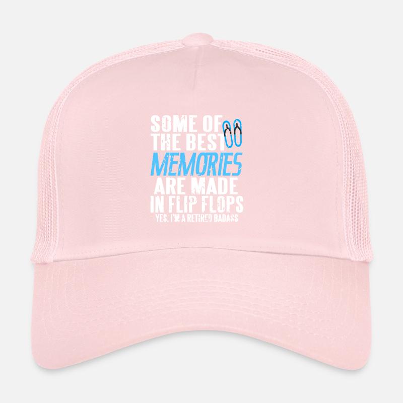 Les meilleurs souvenirs sont faits dans le thé Flip Flops Casquette trucker 