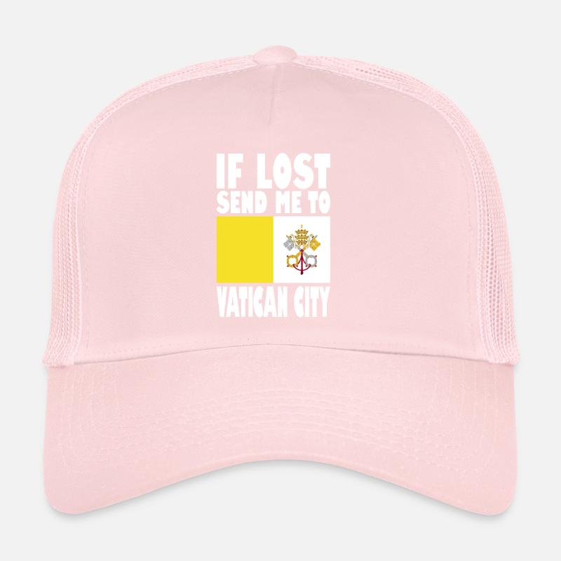 Drapeau de la Cité du Vatican Casquette trucker 