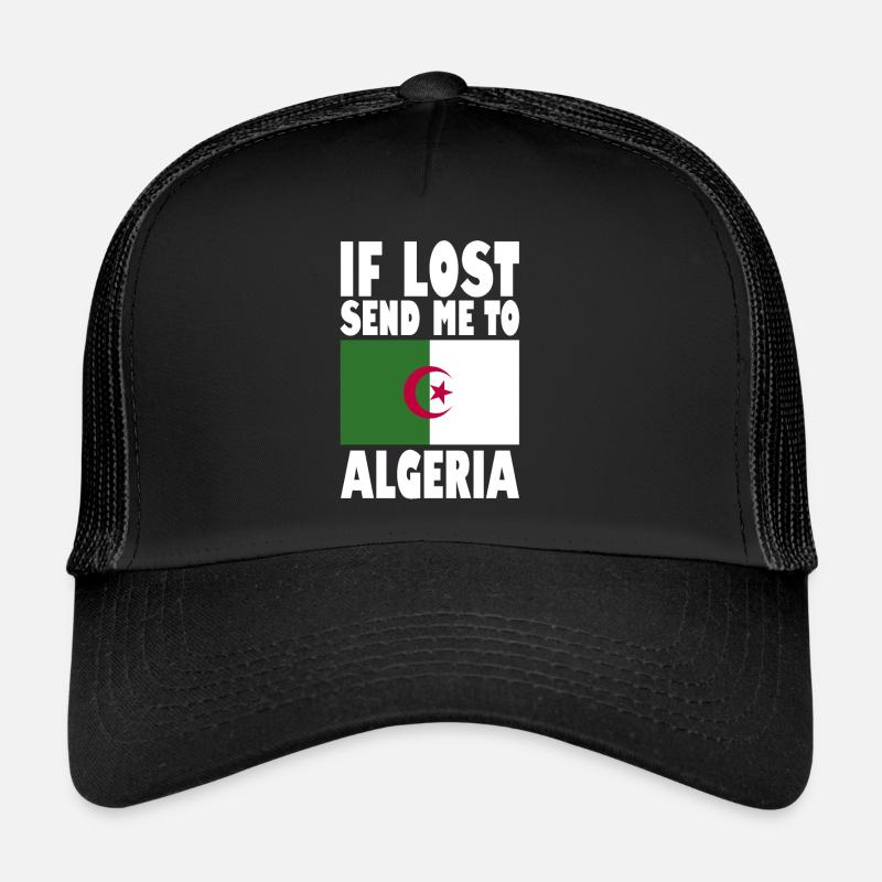Drapeau algérien Casquette trucker 