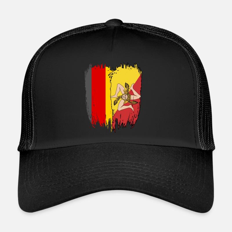 Germany Flag Sicily Trucker Cap