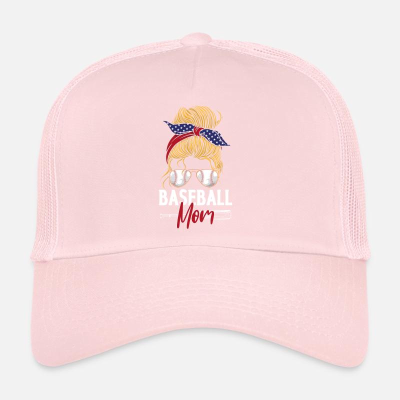 Fan de baseball Maman Mère Soleil Casquette trucker 