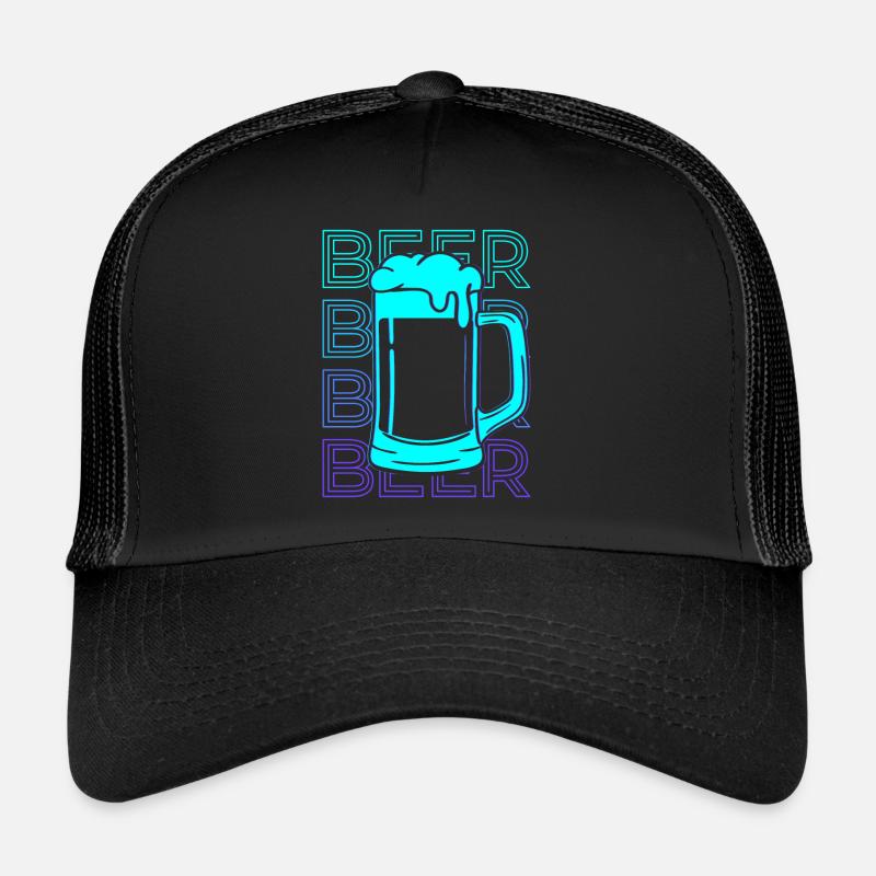 Bier Retro Geschenk Trucker Cap