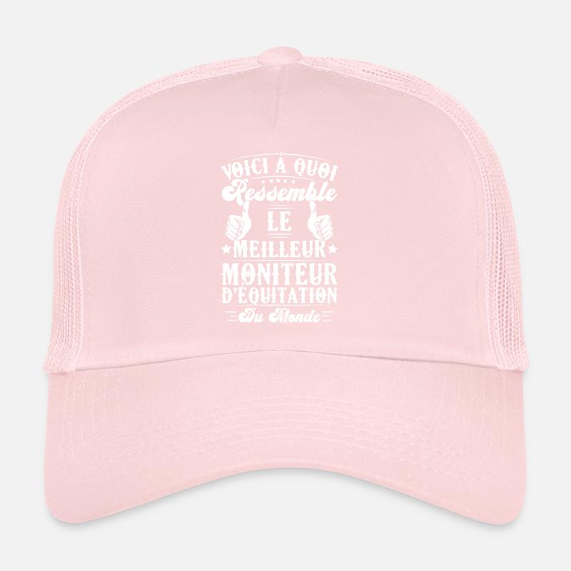 Le meilleur moniteur d'équitation du monde Casquette trucker 