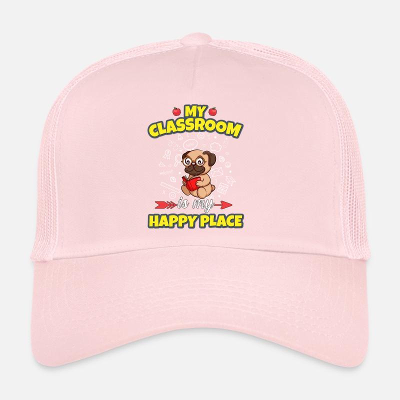 Ma classe est mon endroit heureux Enseignant du primaire Casquette trucker 