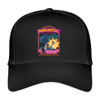 Immortal Pranksters - Drac's Heart Attack - Pranks - Trucker Cap - black/black - Front