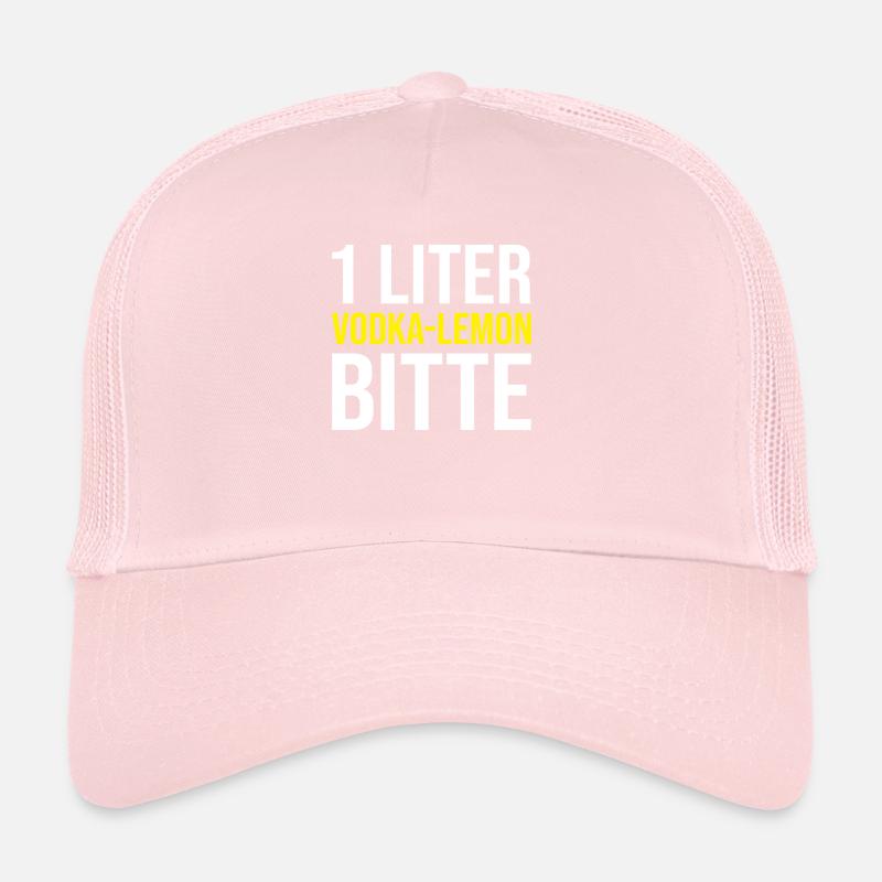 Mallorca Vodka Lemon Spruch Trucker Cap