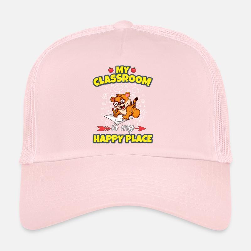 Ma classe est mon endroit heureux Enseignant du primaire Casquette trucker 
