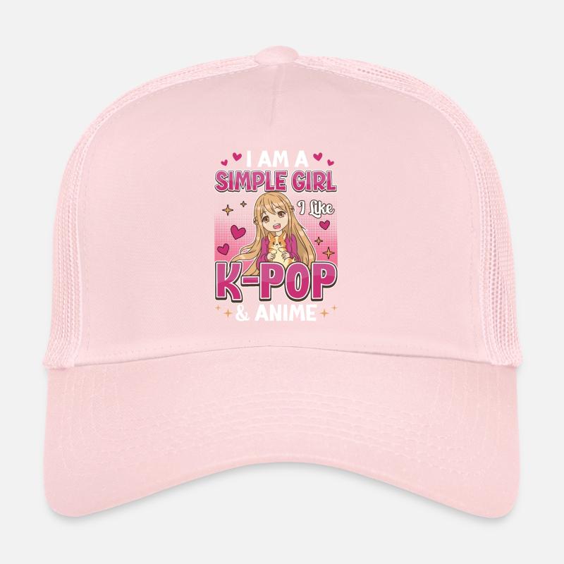 I Like K-Pop And Anime K-Pop Trucker Cap