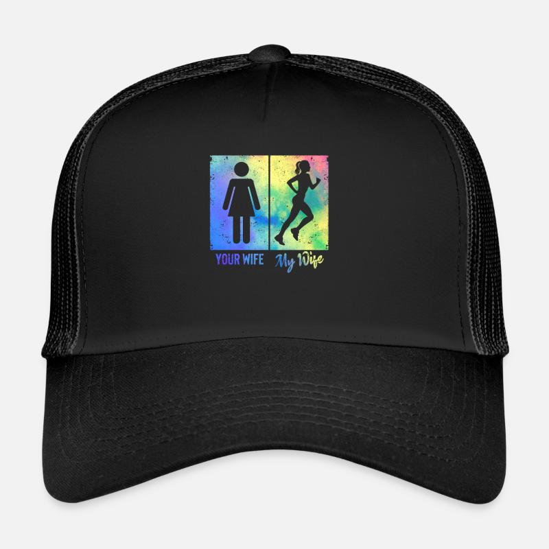 Fun Running Lovers Jogging Lovers Runners Trucker Cap