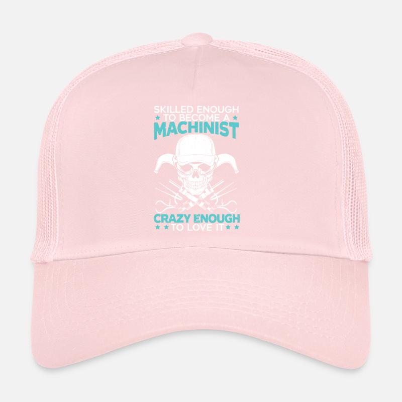 Machiniste Machine Artisan Fabricant CNC Casquette trucker 