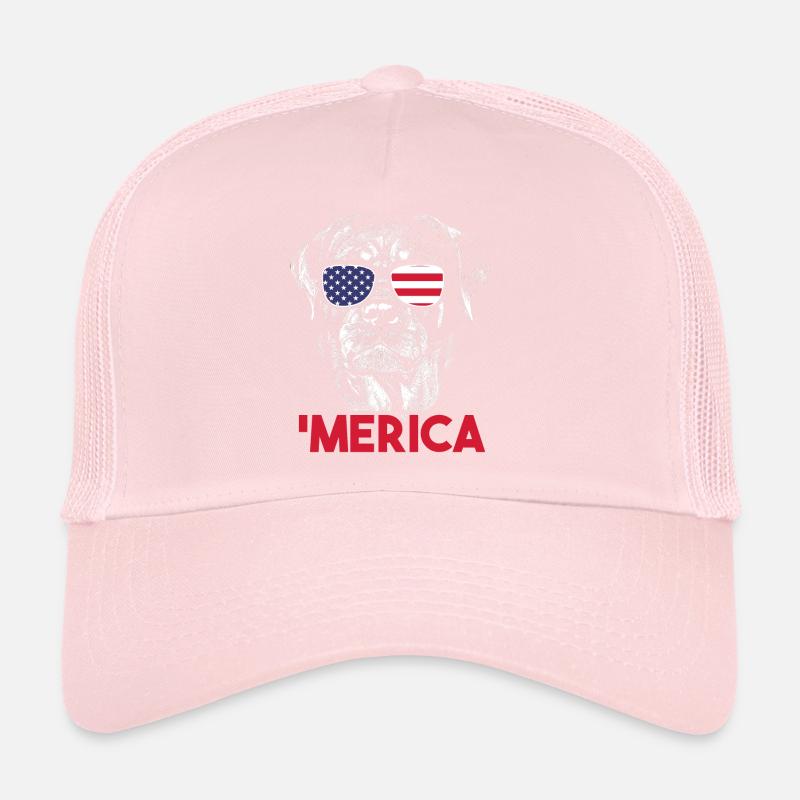 Rottweiler Merica Casquette trucker 