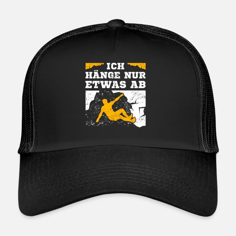 Klettern Bouldern Spruch - Ich Häng Nur Etwas Ab - Trucker Cap