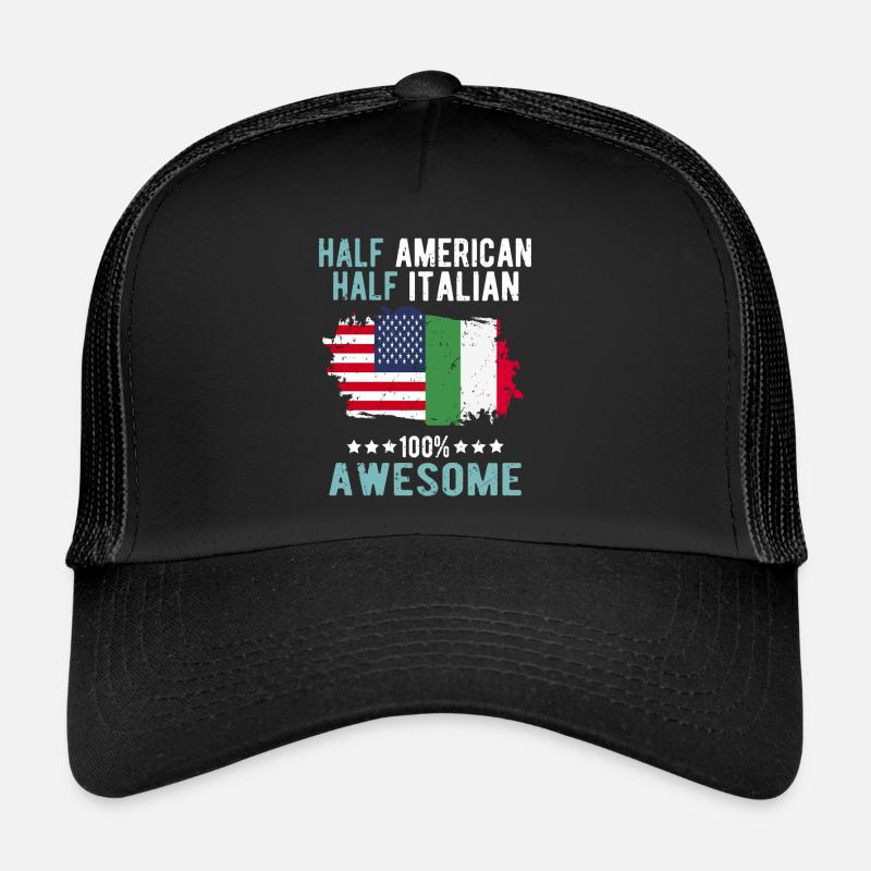 Halb Amerikaner Halb Italiener Trucker Cap