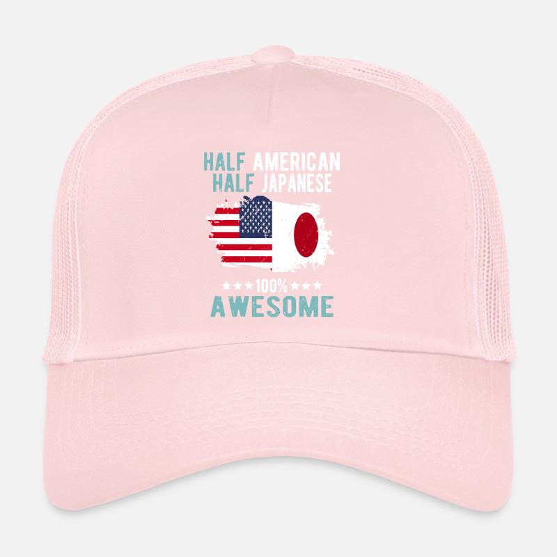 Halb Amerikaner Halb Japaner Trucker Cap