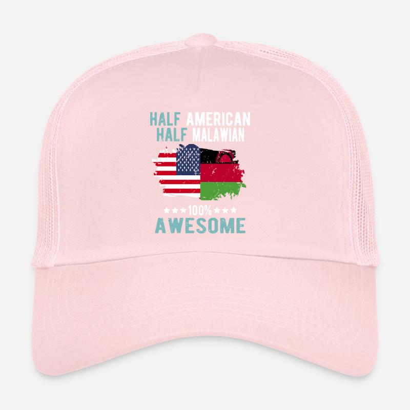 Moitié américain moitié Malawi Casquette trucker 