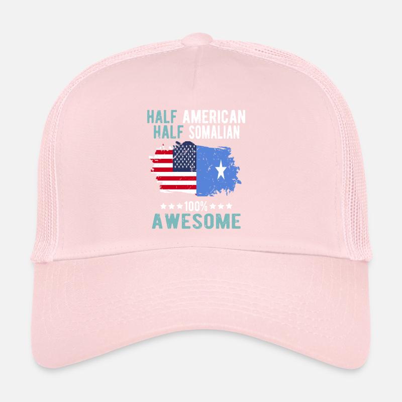 Moitié américain moitié somalien Casquette trucker 