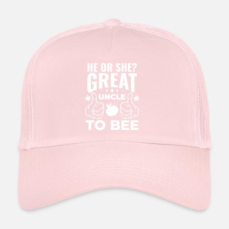 He Or She Great Uncle To Bee Great Uncle Trucker Cap