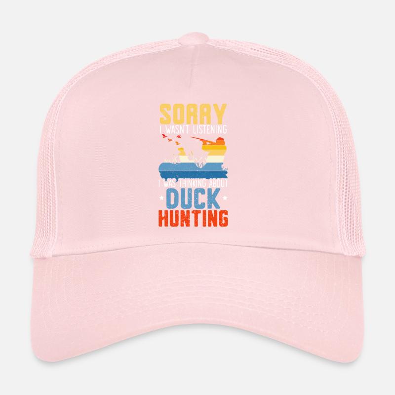 Denken Sie an die Entenjagd Wasservogeljagd Trucker Cap