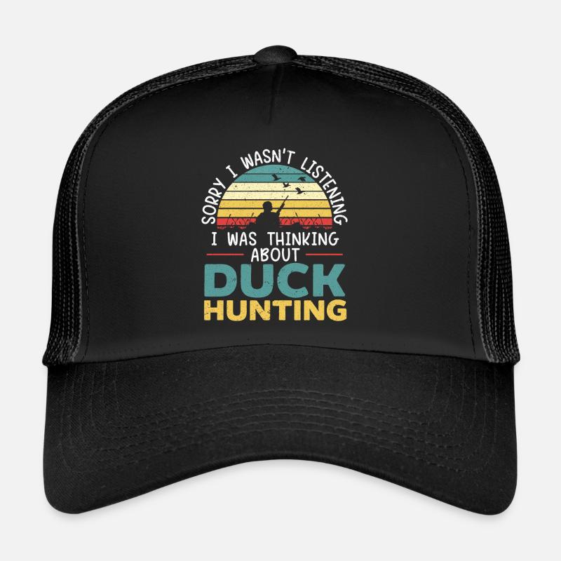 Penser à la chasse au canard Chasse à la sauvagine Casquette trucker 