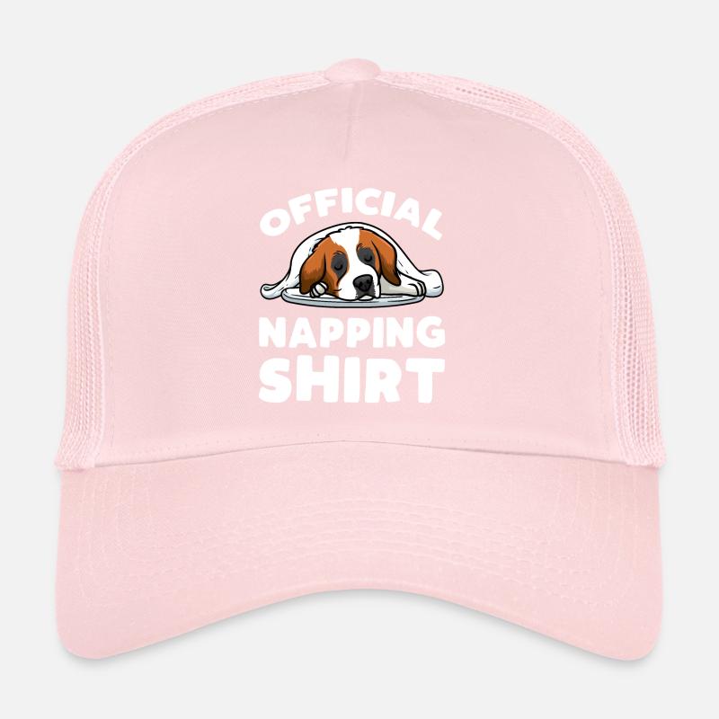 Official Sleeping Shirt St. Bernard Trucker Cap