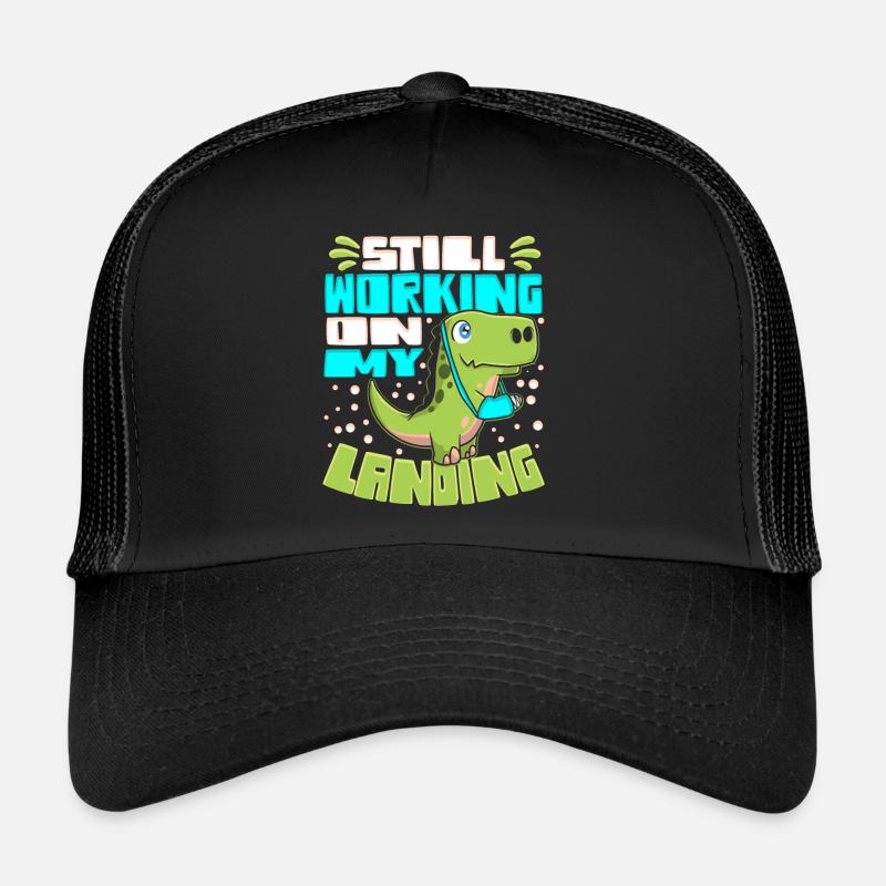 Bras cassé Bras cassé - Casquette trucker  - noir/noir