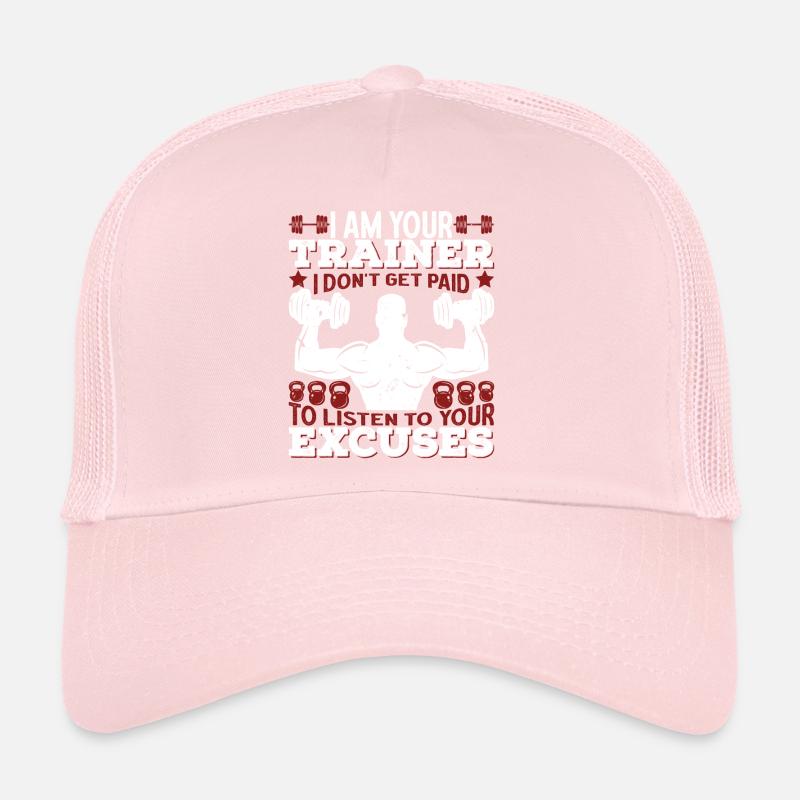 Funny muscles bend weightlifting butt stuff Trucker Cap