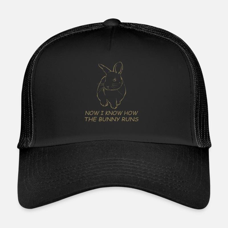 Denglisch Jetzt weiß ich wie der Hase läuft Trucker Cap