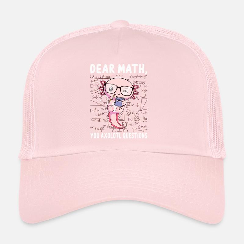 Drôle Math Axolotl Math Cadeau Casquette trucker 