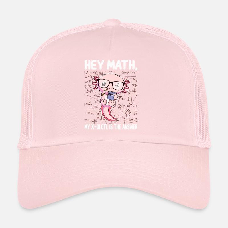 Drôle Math Axolotl Math Cadeau Casquette trucker 