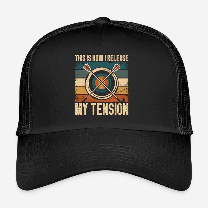 Archery Bow Archer Vintage Retro Trucker Cap