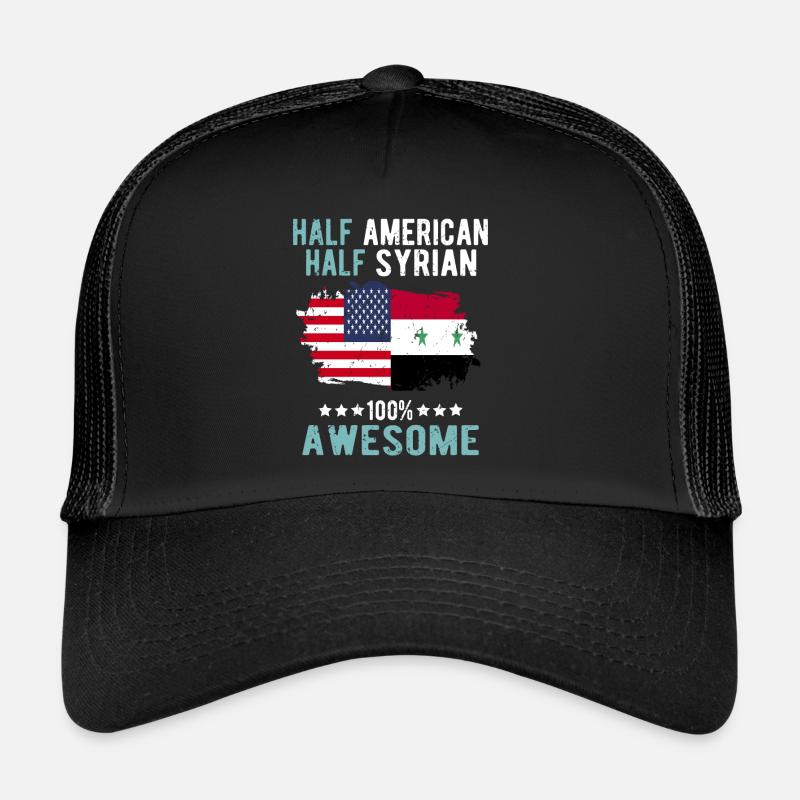 Mi-Américain, mi-Syrien Casquette trucker 