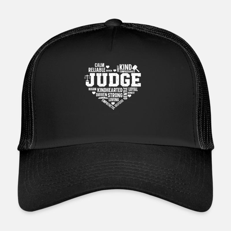 Meilleur juge de tous les temps Avocat Système de justice Casquette trucker 
