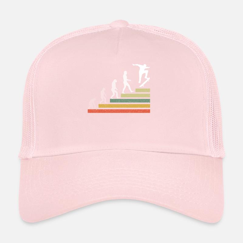 Planche de patinage rétro Skate Evolution Skateboard Casquette trucker 