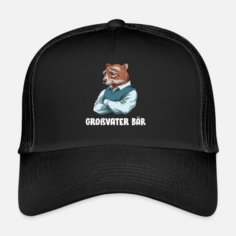 Cooler Großvater Bär Trucker Cap